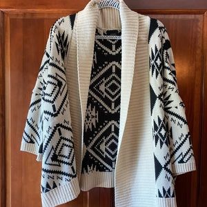 Woven Pattern Cardigan